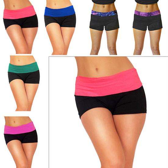 Летние женские сексуальные мини-нокаутные шорты для йоги, тренировок в тренажерном зале и облегающие шорты