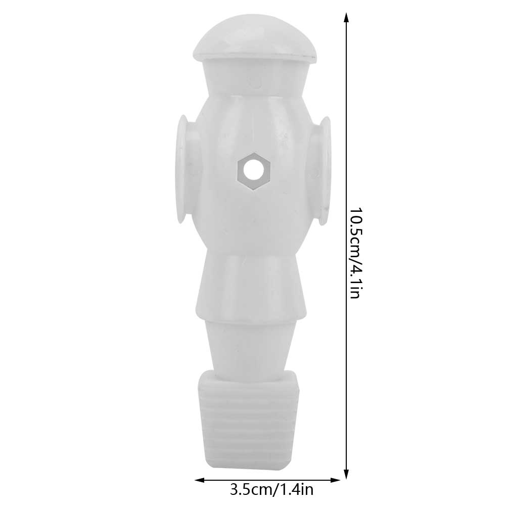 2 шт. настольный футбол мужской игрок настольный футбол футбольная машина сменные куклы игры в помещении(белый)