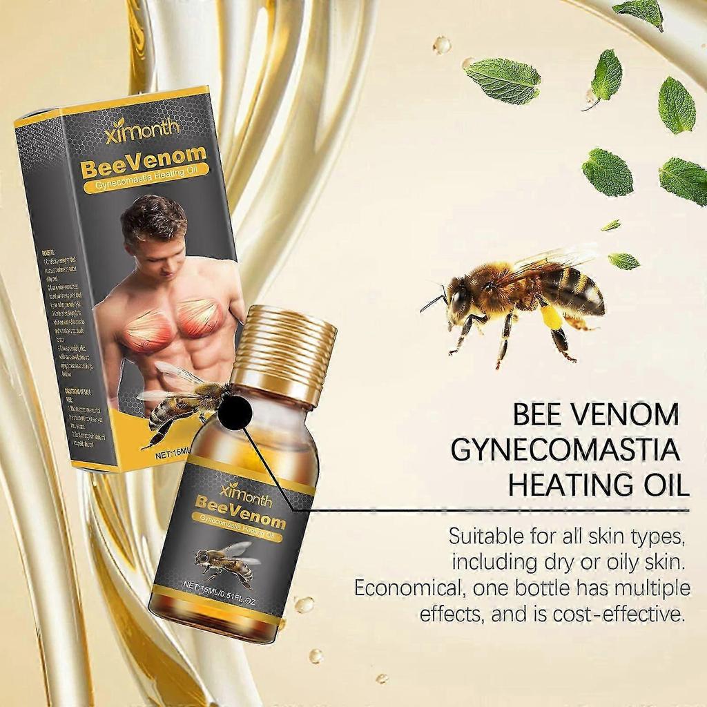 Ximonth Men's Chest Shaping Massage Oil - Firming Oil For Men's Chest, Lifting And Moisturizing For The Whole Body