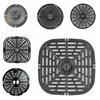 Square Air Fryer Mat Round Air Fryer Grill Plates Air Fryer Grill Pan Replacement Tray