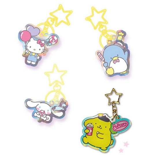 Sanrio Characters Keyring Set 13P, a Popular Character In Korea