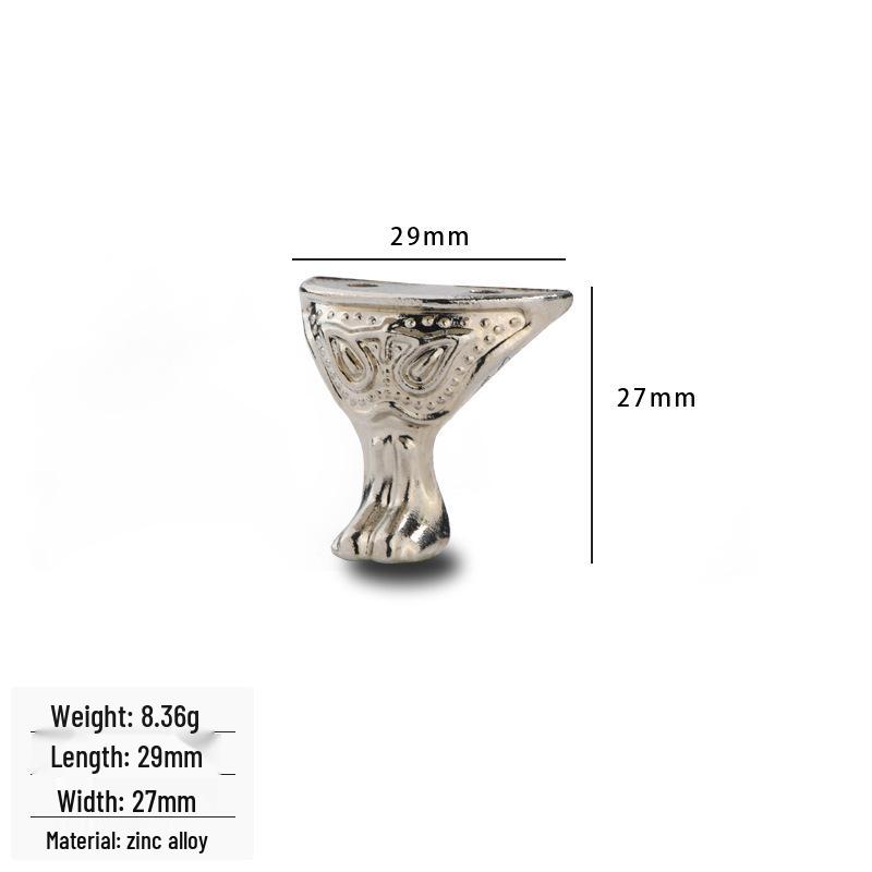 Zinc Alloy Tiger Paw Wooden Box Decorative Furniture Feet for Cabinet or Table