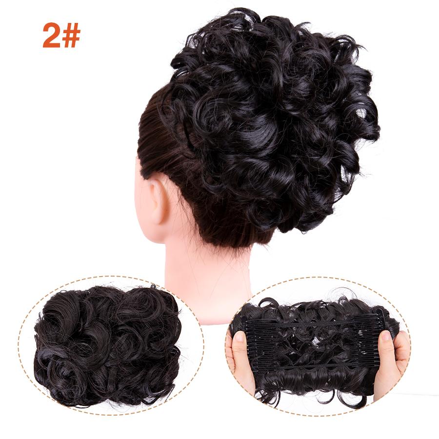 Грязная расческа на заколке для волос в виде пучка, 1 шт., взлохмаченная прическа, наращивание волос, пучок, вьющиеся шиньоны, резинки для волос для женщин и девочек