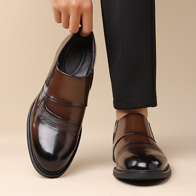 Модная Высококачественная Брендовая Мужская Повседневная Кожаная Обувь Классическая Деловая Формальная Обувь Оксфорды На Плоской Подошве Дизайнерская Уличная Удобная Обувь Лоферы
