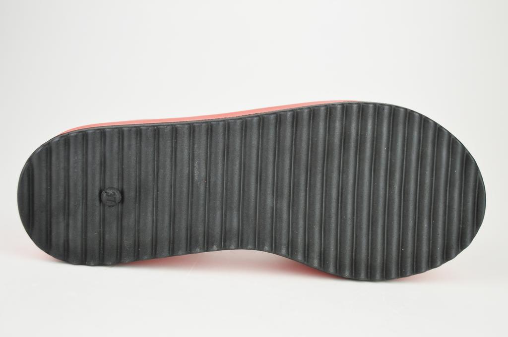 Босоножки на платформе Evromoda 2023 34 Красный кожа