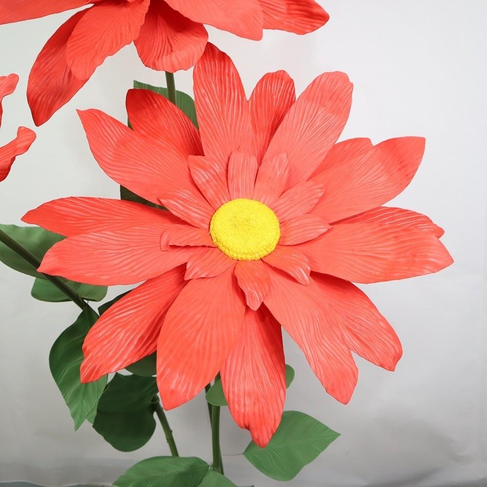 Новая 50см Искусственная Маргаритка Большая Многоцветная Имитация Цветка Водонепроницаемая ПЭ Пена Маргаритка Свадебное Украшение