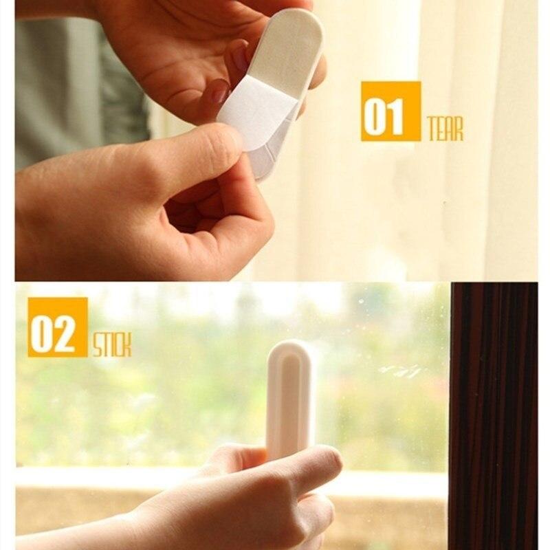 4 шт. вставить открытые ручки раздвижных дверей для межкомнатных дверей, стеклянное окно, шкаф, ящик, самоклеящаяся ручка