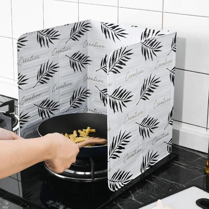 1 комплект кухонной защиты от брызг масла для плиты, плоская крышка для сковороды, инструменты для удаления ржавчины