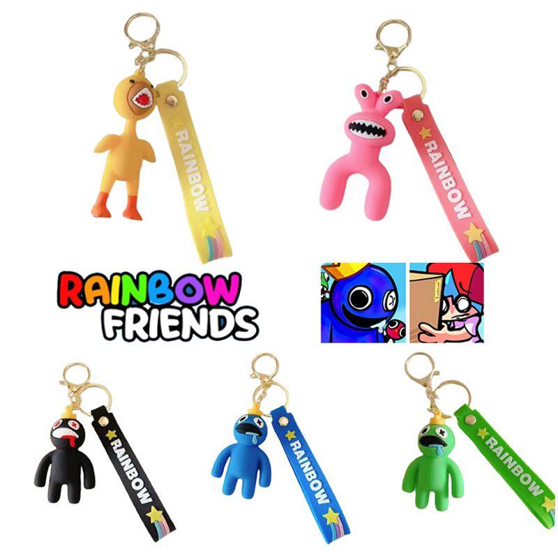 Силиконовый брелок Roblox Rainbow Friends – Подвеска на сумку Детский рождественский подарок