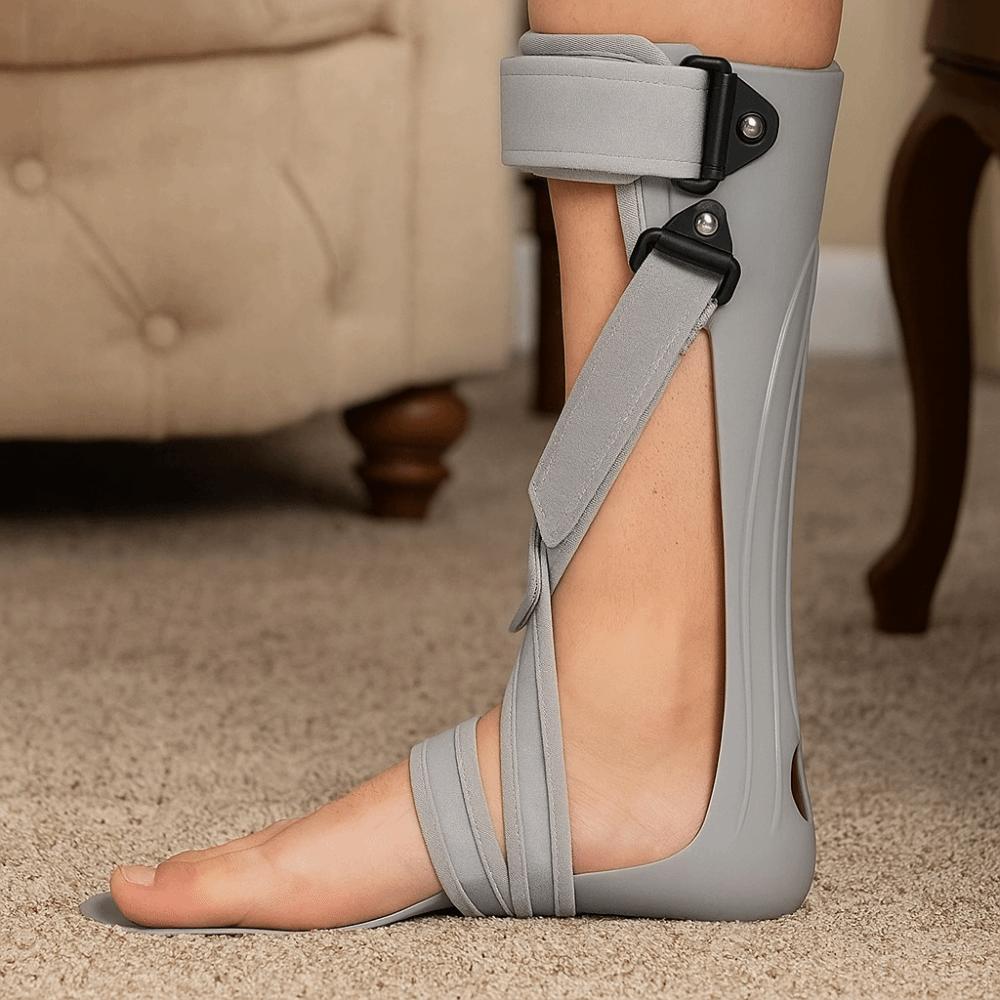 Шина-бандаж палочного типа с регулируемой степенью фиксации, ортез при отвисании стопы, для улицы