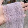 2x3 мм Натуральный фиолетовый жадеит ограненный абакус и аметистовые разделительные бусины для изготовления украшений своими руками