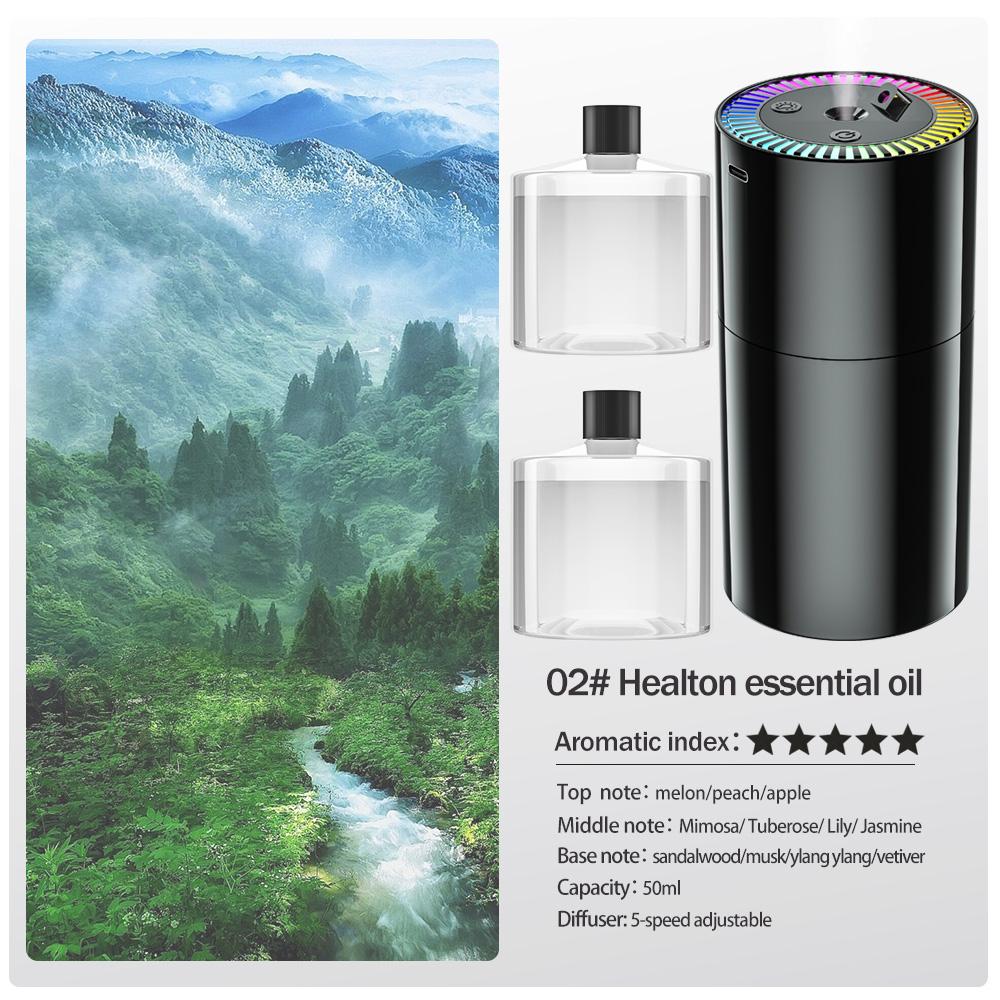 Xiaomi Rechargeable 7 color light Star Light 5 speed portable car Aromatherapy machine Essential oil diffuser Home Air Purifier Pro
