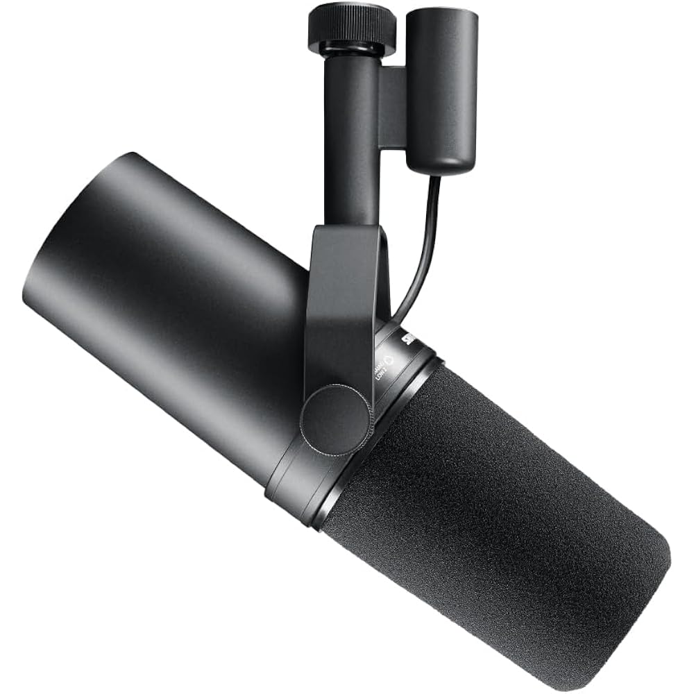 Shure Конечно SM7B: Динамический микрофон, Кардиоидный, Однонаправленный, XLR, Проводное шумоподавление, Str...