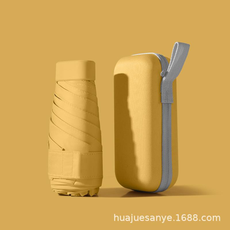 Плоский 60% зонт солнцезащитный 14см картонный 50% зонт складной мини ультралегкий капсульный зонт от солнца зонт