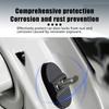 4 PCS Carbon Fiber Car Door Protector, Door Latch Lock Cover, Self-Adhesive Slam Stopper Shock Absorber, Universal Automotive Exterior Accessories