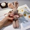 Плюшевый кролик, милый брелок с бантом-бабочкой, креативная игрушка, подвеска для сумки для девочек
