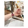 Small Round Dial Ladies Quartz Wristwatch Slim Leather Strap Minimal Daily Casual Analog Watch