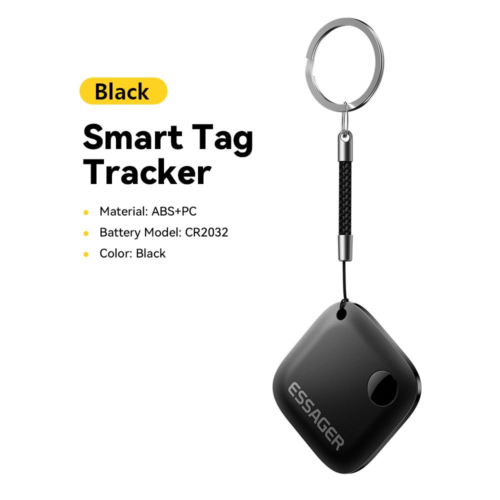 Essager Умный Bluetooth-трекер - Работает с Apple Find My GPS-локатором, Устройство-искатель от потери для ключей, кошелька, багажа, питомца, Сертифицировано MFi для iOS