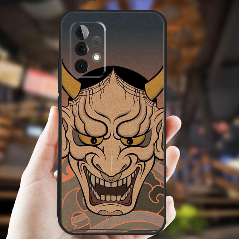 Кейс-маска Самурая Они для Samsung Galaxy A26 A54 A14 A36 A16 A33 A56 A15 A55 A53 A35 A22 A32 A52 A34 A05 A06