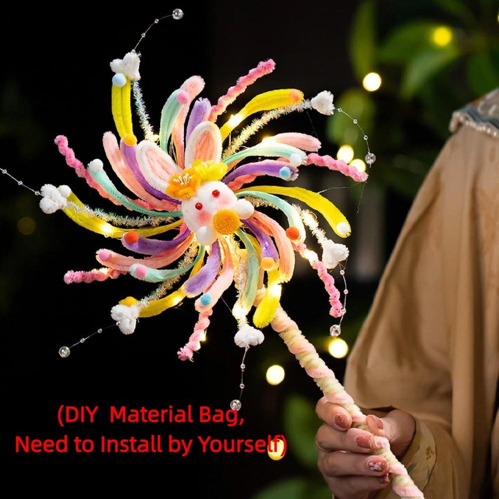Twister Stick Glowing Rotating Lantern Handheld Mid-Autumn Festival Lantern Parent Child Activity