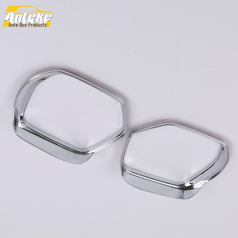 15 CRV Rearview Mirror Trim: Bright Ring Cover & Frame Decor
