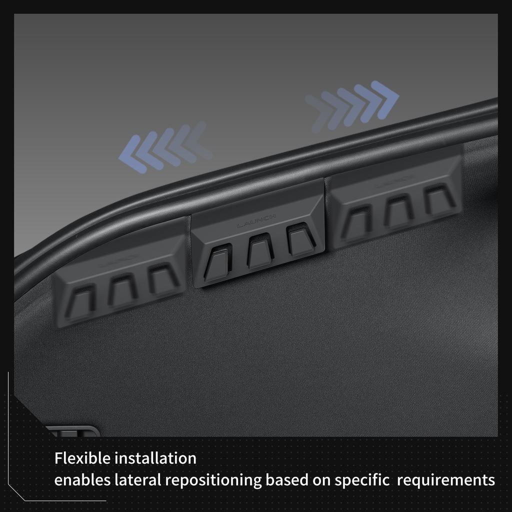 LUCKEASY for Tesla Model Y Juniper Launch/YL 2025 2026 Rear Trunk Hook Hidden Organizer Umbrella Bag Hanger Storage