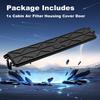 Cabin Air Filter Plate Cover, Cabin Air Filter Access Door Compatible with Honda Accord Inspire 2018 2019 Replace# 79303-TVA-A01