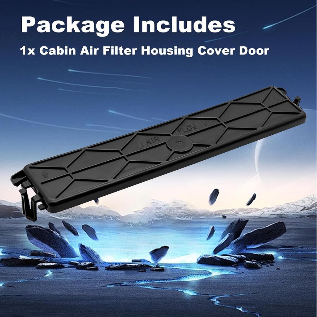 Cabin Air Filter Plate Cover, Cabin Air Filter Access Door Compatible with Honda Accord Inspire 2018 2019 Replace# 79303-TVA-A01