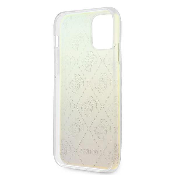 Guess Guhcp12M3D4Girbl Iphone 12/12 Pro6,1 Opalowy/Iridescent Hardcase 4G 3D Pattern Collection