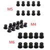 10Pcs Easy Installation M4/M5/M6 Metric Rubber Well Nut Fastener Motorbike Windshield Fairing Cowl