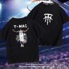 Мужская футболка Magic Team №1, летняя майка McGrady, модный свободный топ с коротким рукавом для баскетбола