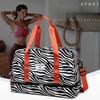 Large Capacity Handheld Striped Travel Bag for Women, Lightweight Business Travel, Portable Luggage Storage Bag