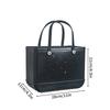 EVA Beach Bogg Bag Водонепроницаемая летняя корзина для хранения вещей для путешествий на открытом воздухе Сумка для пикника Женская сумка для покупок Резиновая сумка
