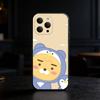 K-Kakao Friends Phone Case For iPhone 17,16,15,14,13,12,11 Plus,Pro,Max,Mini Silicone black Soft Cover