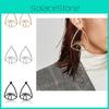 New Geometric Eye Earrings Minimalist Alloy Jewelry For Fashionable Women