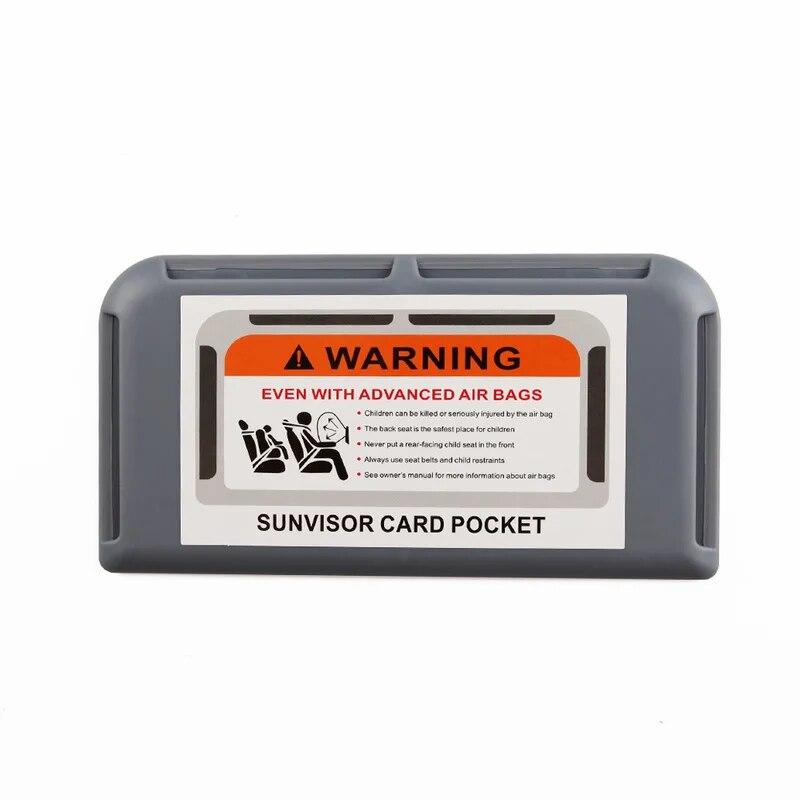 Car Sun Visor Organizer Temporary Parking Card Holder Dash Board Paste Mount Auto Interior Storage Card Clip Stowing Tidying