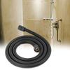59in Long Stainless Steel Black Flexible Replacement Shower Head Hose G1 2