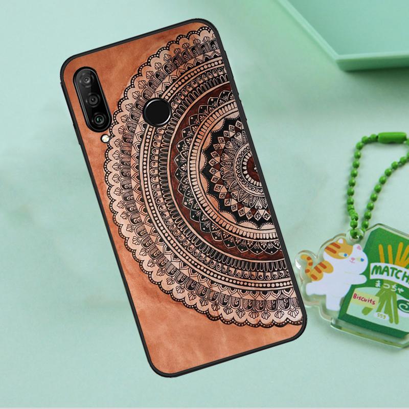 Индийский узор Мандала для Huawei Nova 8i 11i 12i 12s 9 10 SE Y90 Y60 Y70 Y72 Y61 Y91 P20 P30 P40 Lite P60 Pro Чехол