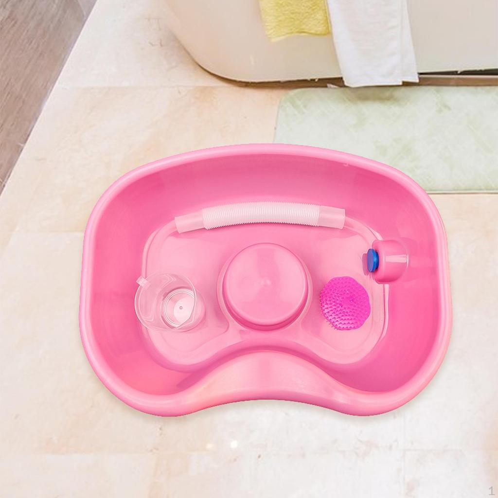 Прикроватная раковина для шампуня, миска для чистки волос, легкие аксессуары для ванной комнаты, ополаскивание и стирка