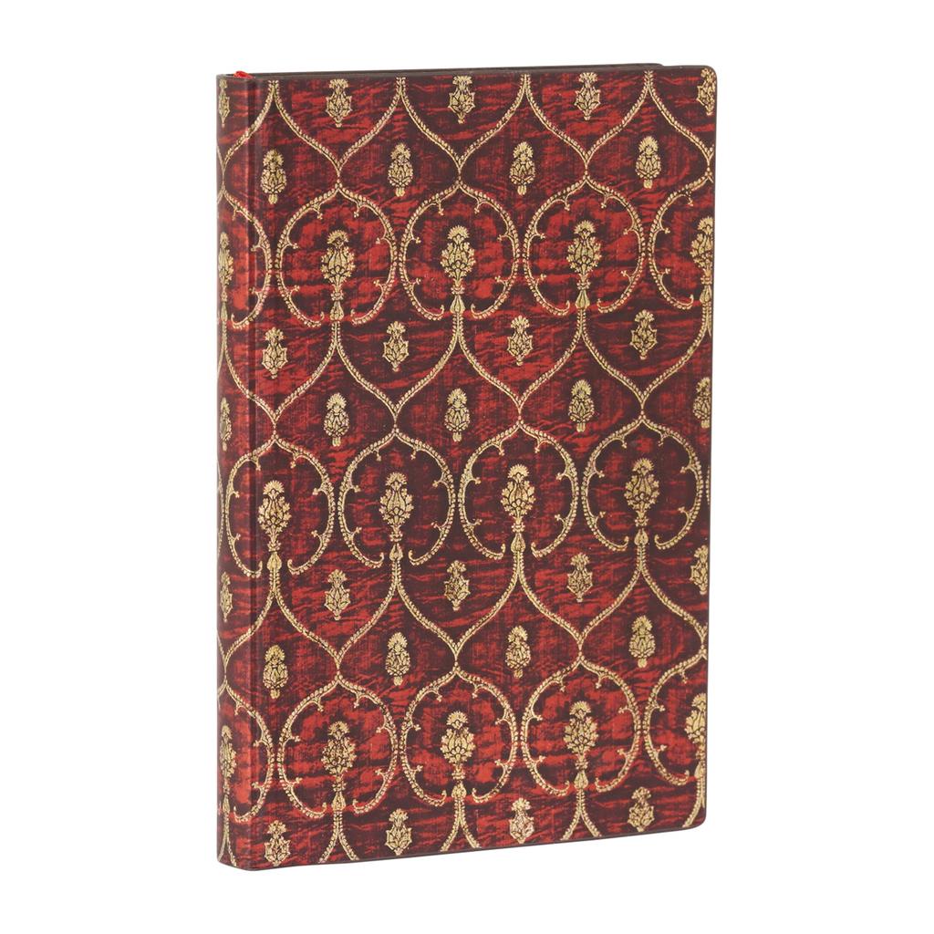 Блокнот Paperblanks Красный, Мягкая обложка, Вельвет, Мини, A6, В линейку, FB9633-7