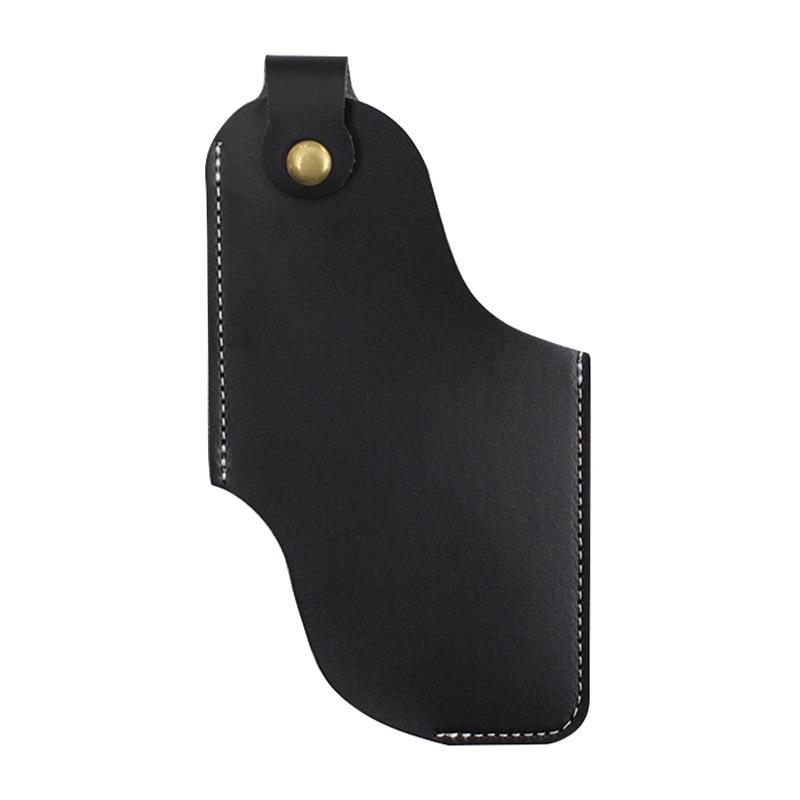 Outdoor Waist EDC Cell Phone Bag PU Tactical Portable Anti-Lost Labor Mobile Phone Bag.