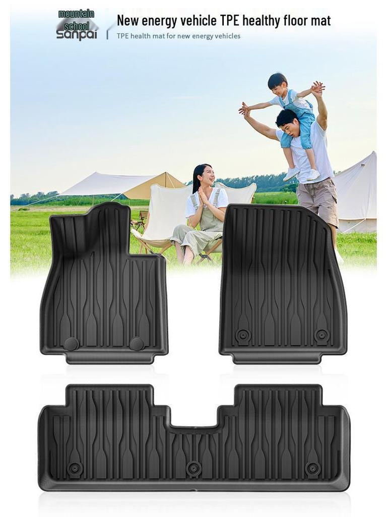 24-26 BYD Seal 06 DM-i Водонепроницаемые напольные коврики и вкладыш в багажник из TPE