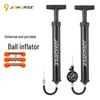 Portable Multi-Sport High-Pressure Inflator with Gauge & Ball Needles for Basketball, Football, Volleyball
