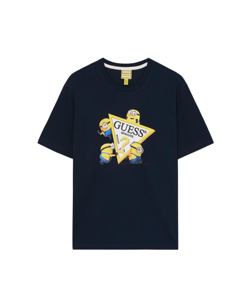 Guess Gj X Миньоны Треугольная Футболка Mqck1343