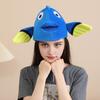 Fish Headgear Cartoon Marine Animal Themed Hat Unique Performance Costume for Birthday Party Festival Photo Props
