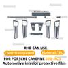 Invisible Interior Wrapping TPU For Porsche Cayenne 2018 2019 2020 2021 2022 2023 LHD RHD Automotive Interior Protective Film
