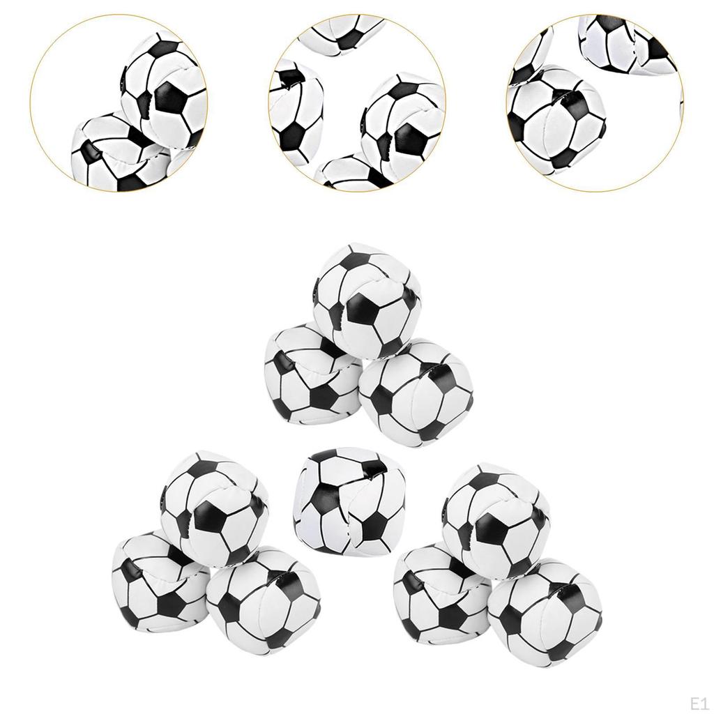 10Pcs Mini Footballs Outside Toy Sport Party Favor 5cm Funny Juggling Balls Sports for