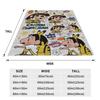 Crayons Shin-chans As Pikachu Blanket  Soft Street Trend Plush Throw Blanket For Children Bedroom Flannel Bedspread Bed Cover