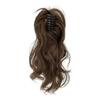 Women Curly Ponytail Extension Hairpiece with Claw Clip Fluffy Natural High Temperature Fiber Messy High Ponytail Long Wavy Wig Synthetic Hair