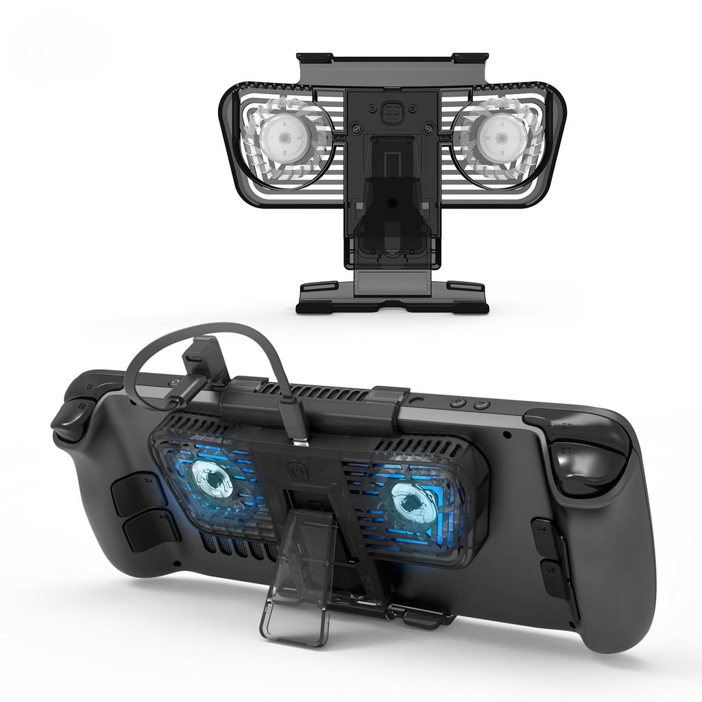 External LED Fan Cooling Cooler Holder Bracket For Steam Deck/Switch/Switch OLED Spare Part Accessories
